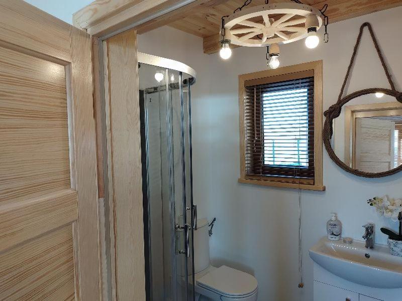 Kalinowy Sad Domki Z Jacuzzi I Sauna Mikołajki Екстериор снимка